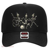 Dem Bones Dancing Singing Skeleton Rock Band Hat thumb 0