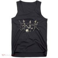 Dem Bones Dancing Singing Skeleton Rock Band Tank Top thumb 0