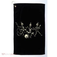 Dem Bones Dancing Singing Skeleton Rock Band Golf Towel thumb 0