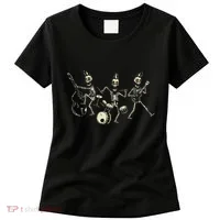 Dem Bones Dancing Singing Skeleton Rock Band Women's T-Shirt thumb 0