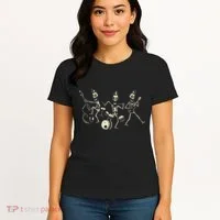 Dem Bones Dancing Singing Skeleton Rock Band Women's T-Shirt thumb 4