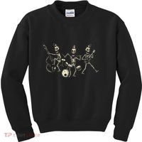 Dem Bones Dancing Singing Skeleton Rock Band Kids Sweatshirt thumb 0
