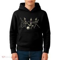 Dem Bones Dancing Singing Skeleton Rock Band Kids Hoodie thumb 4