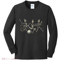 Dem Bones Dancing Singing Skeleton Rock Band Kids Long Sleeve Shirt thumb 0