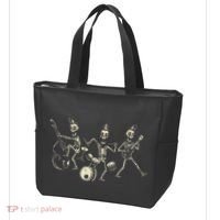 Dem Bones Dancing Singing Skeleton Rock Band Tote Bag thumb 3