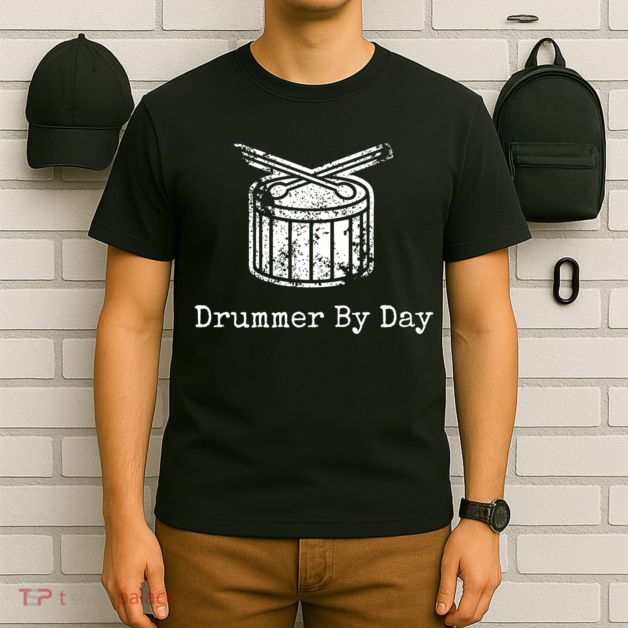 Drummer By Day T-Shirt