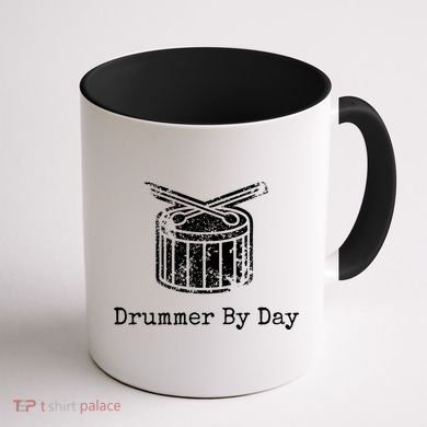 Drummer By Day Coffee Mug back