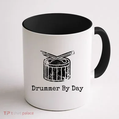 Drummer By Day Coffee Mug back