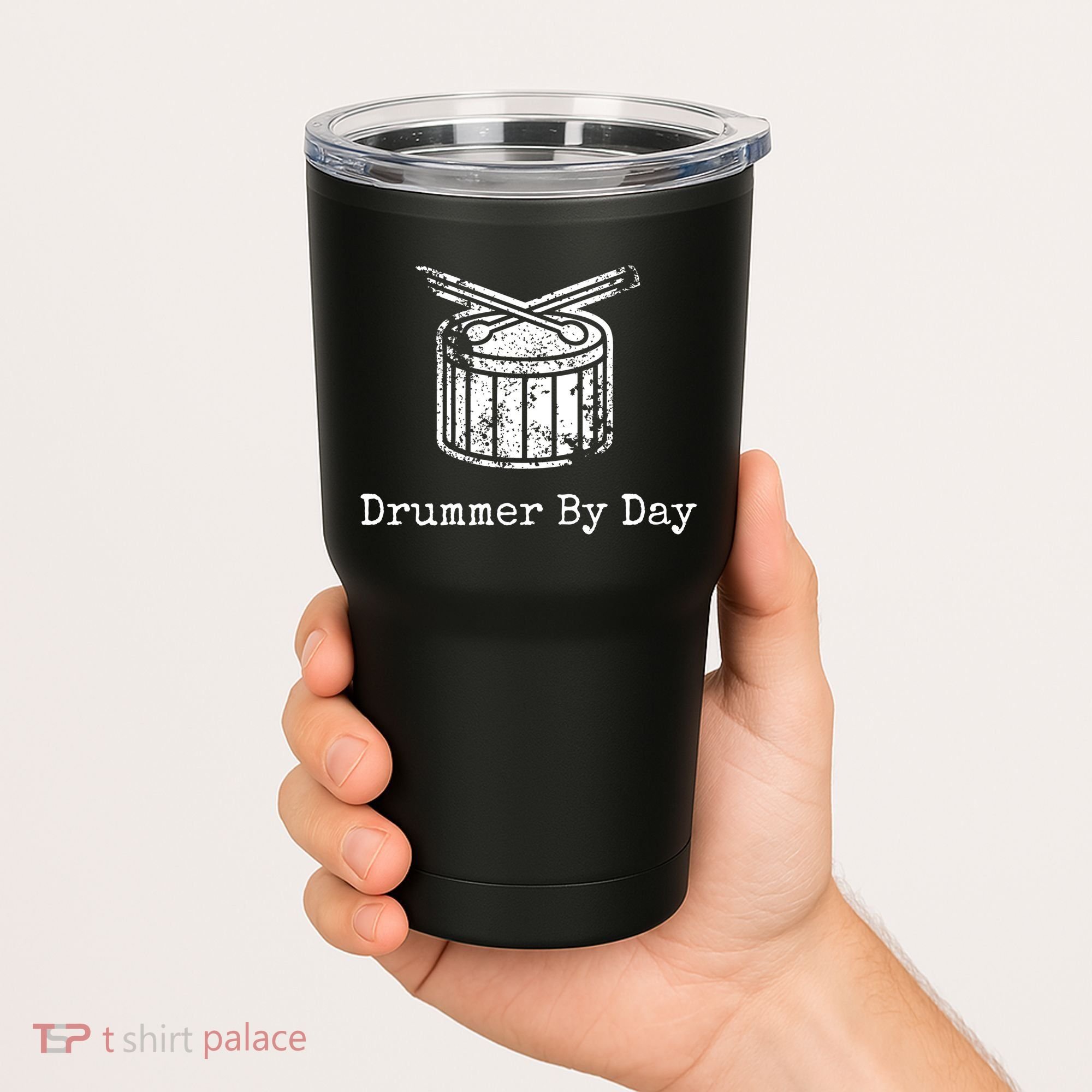 Drummer By Day Tumbler
