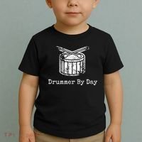 Drummer By Day Toddler T-Shirt thumb 2