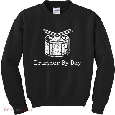 Drummer By Day Kids Sweatshirt