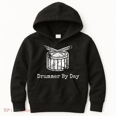 Drummer By Day Kids Hoodie