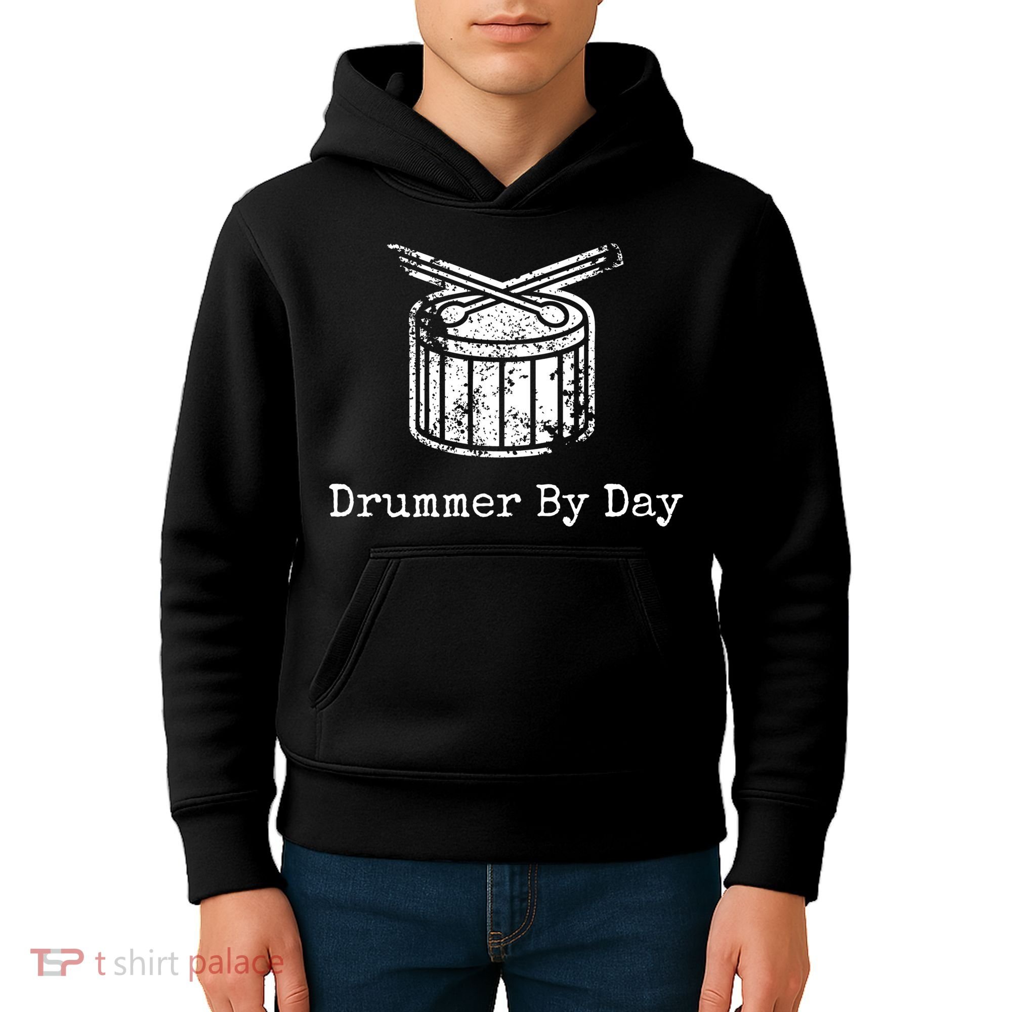 Drummer By Day Kids Hoodie