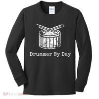 Drummer By Day Kids Long Sleeve Shirt thumb 0