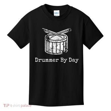 Drummer By Day Kids T-Shirt