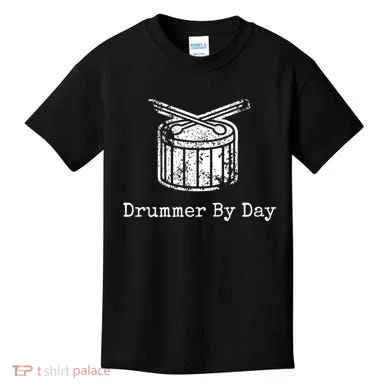 Drummer By Day Kids T-Shirt