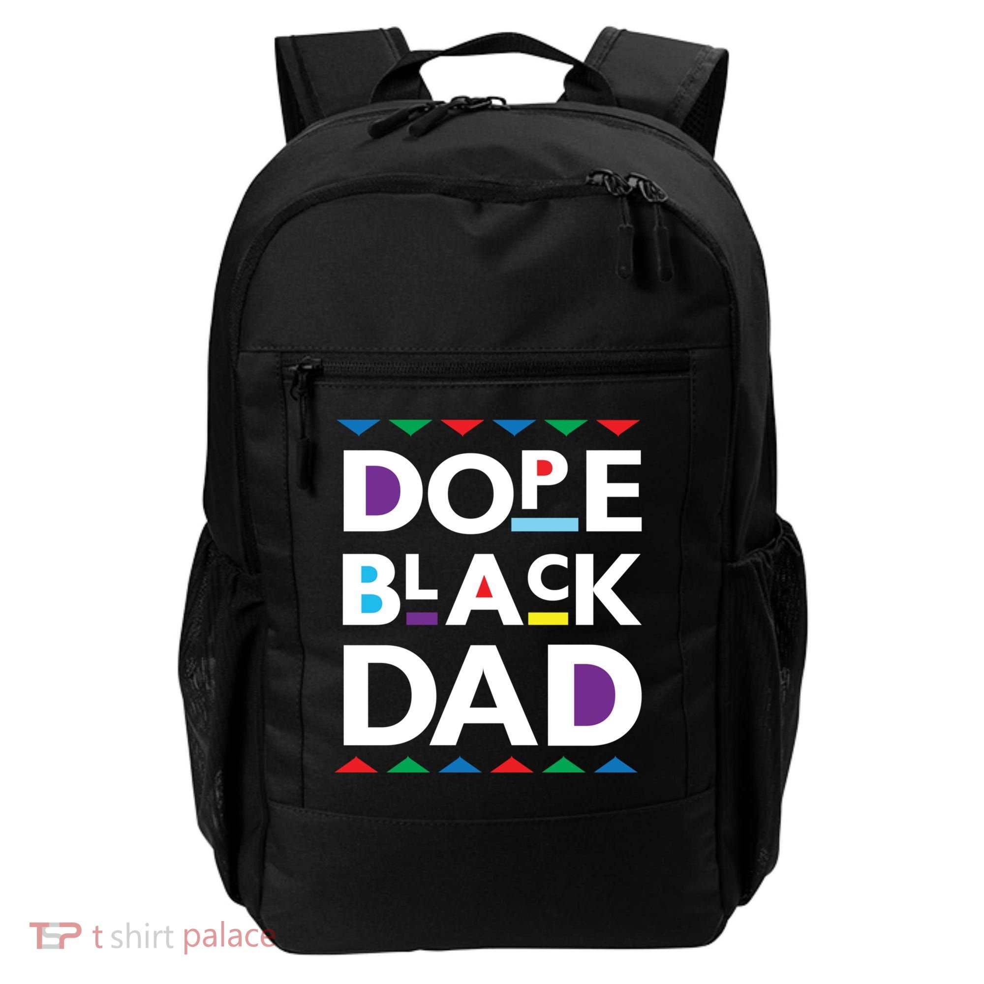 Dope Black Dad Gift Black History Gift Dope Black Father Great Gift Backpack