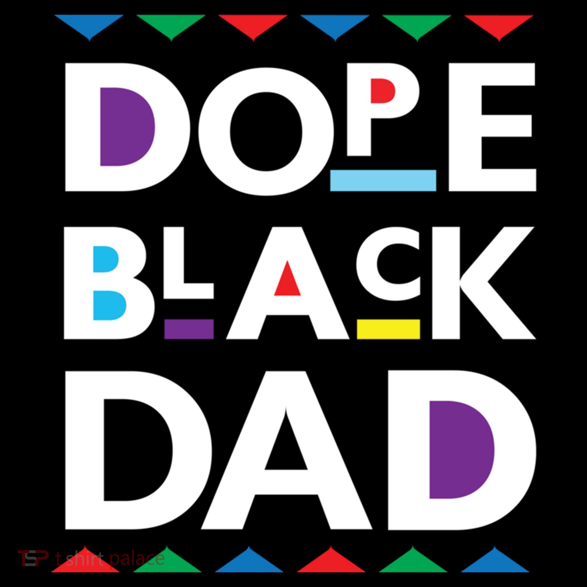 Dope Black Dad Gift Black History Gift Dope Black Father Great Gift Ornament