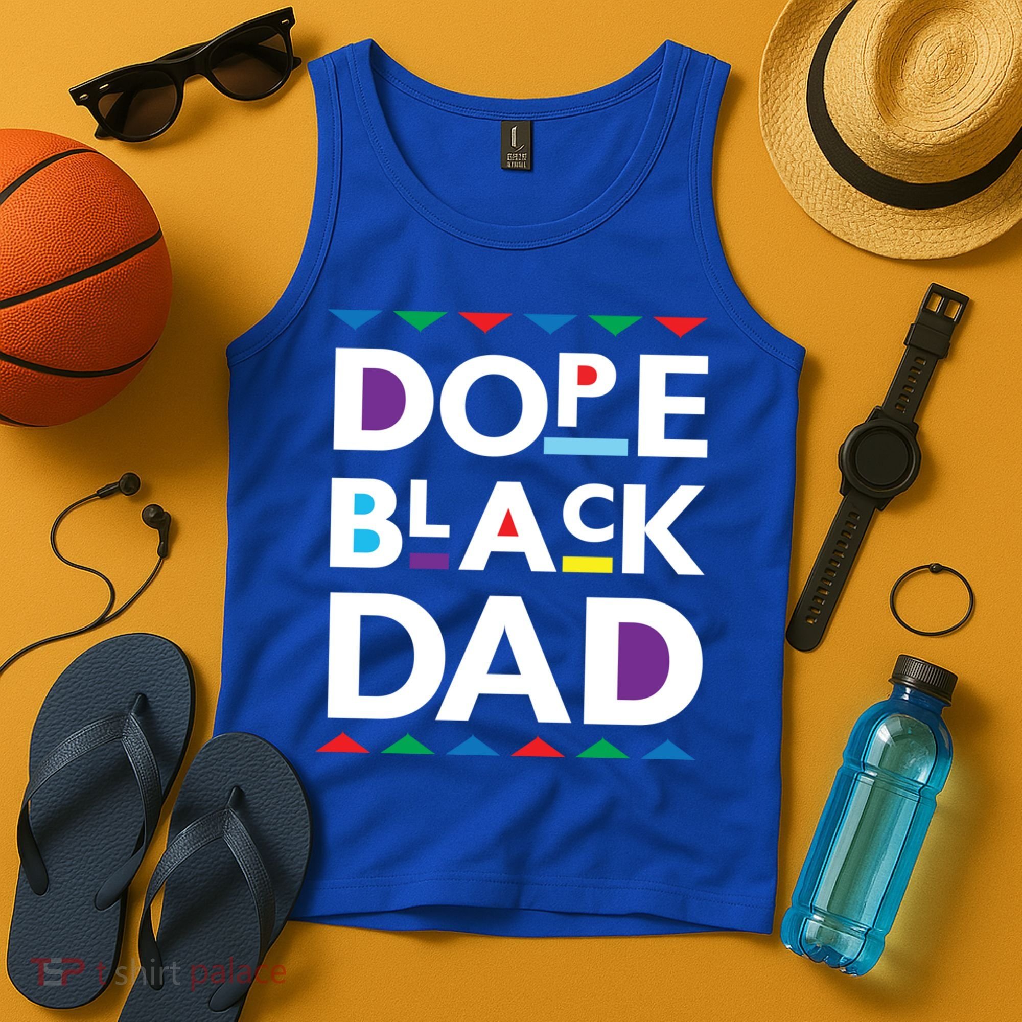 Dope Black Dad Gift Black History Gift Dope Black Father Great Gift Tank Top