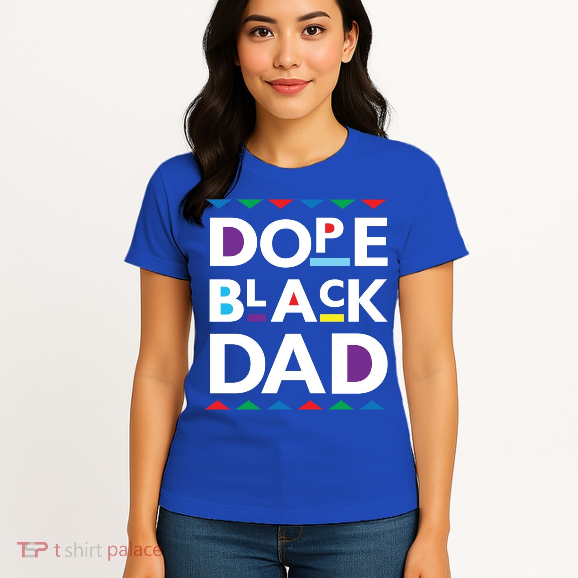 Dope Black Dad Gift Black History Gift Dope Black Father Great Gift Women's T-Shirt