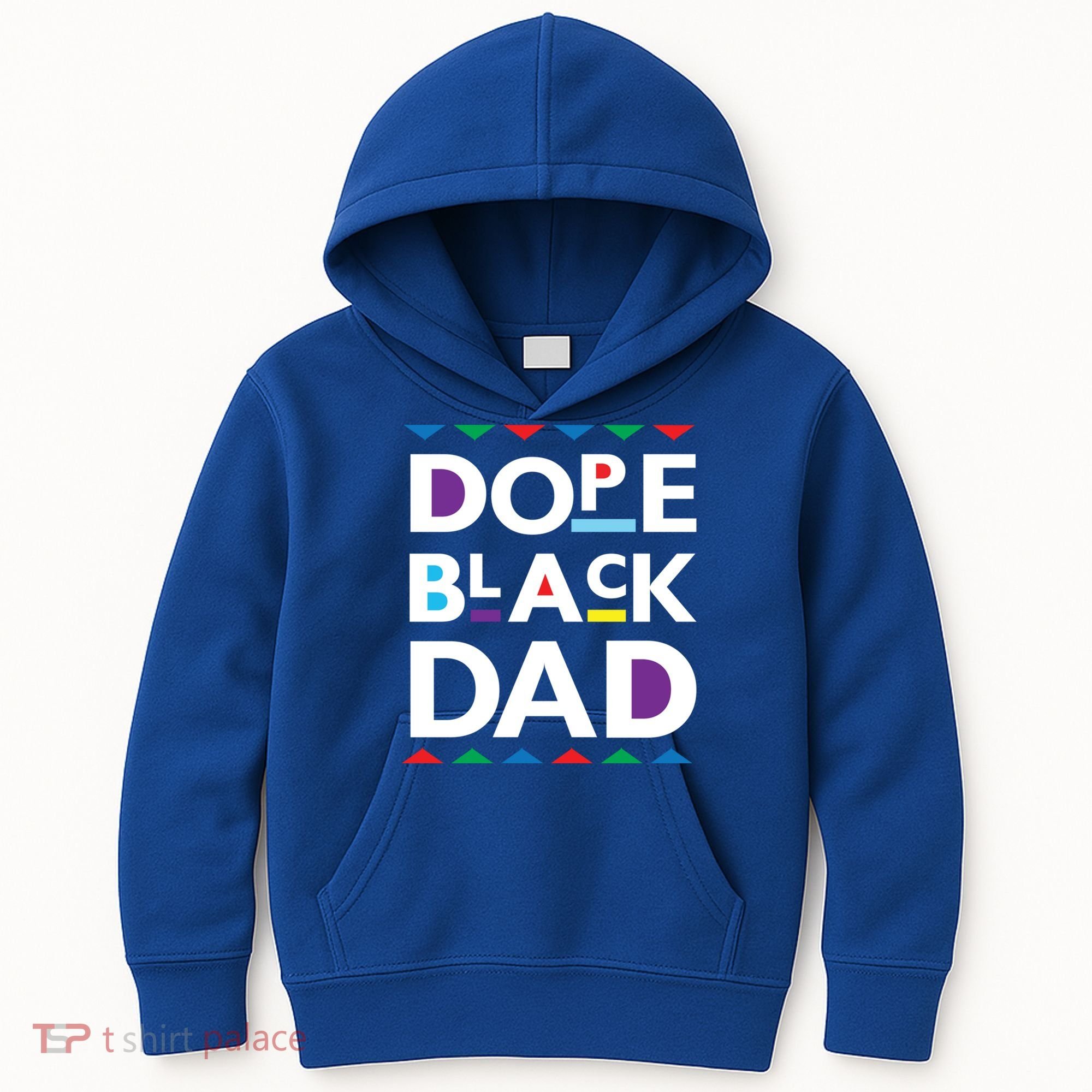 Dope Black Dad Gift Black History Gift Dope Black Father Great Gift Kids Hoodie