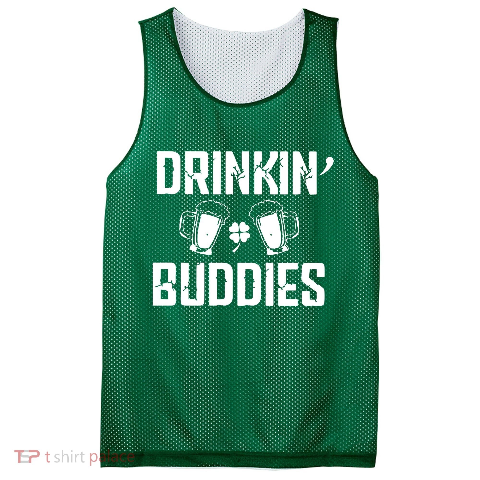 Drinkin Buddies Mesh Reversible Basketball Jersey Tank