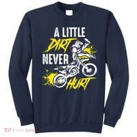 Dirt Bike Dirt Never Hurt Motocross Sweatshirt thumb 0