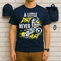 Dirt Bike Dirt Never Hurt Motocross T-Shirt thumb 6