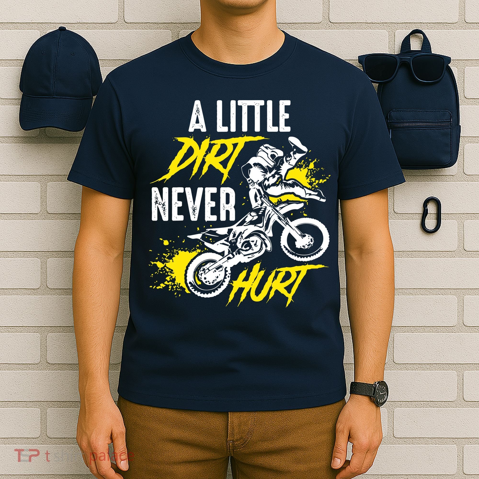 Dirt Bike Dirt Never Hurt Motocross T-Shirt