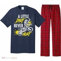 Dirt Bike Dirt Never Hurt Motocross Pajama Set thumb 0