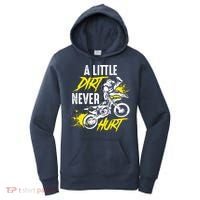 Dirt Bike Dirt Never Hurt Motocross Women's Hoodie thumb 0
