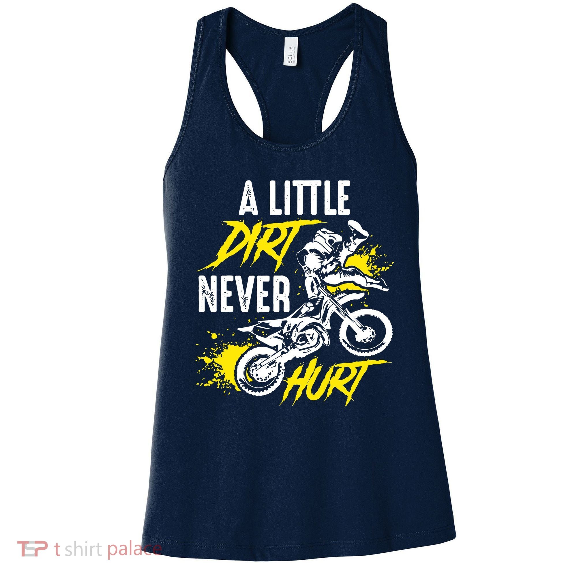 Dirt Bike Dirt Never Hurt Motocross Women's Tank Top