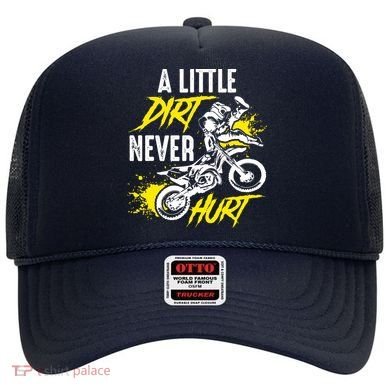 Dirt Bike Dirt Never Hurt Motocross Hat