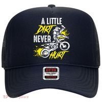 Dirt Bike Dirt Never Hurt Motocross Hat thumb 0