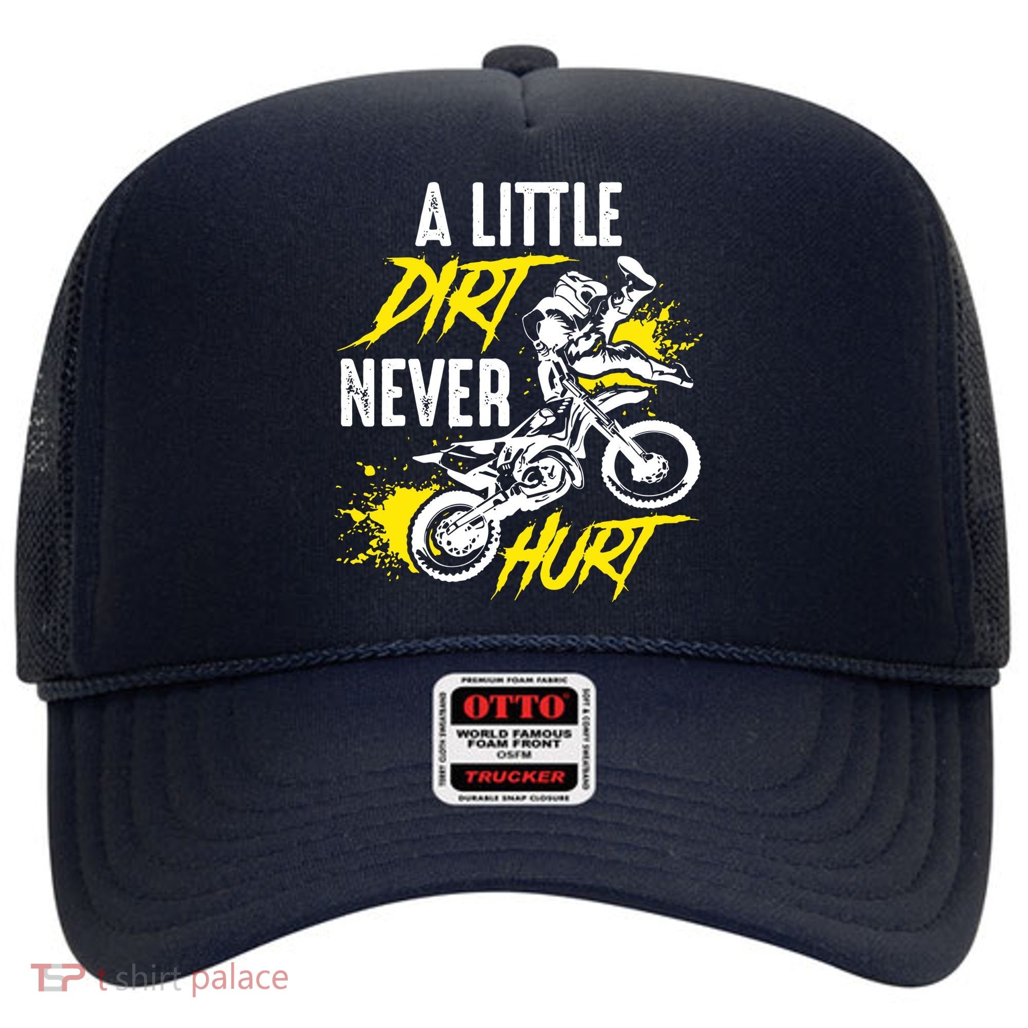 Dirt Bike Dirt Never Hurt Motocross Hat