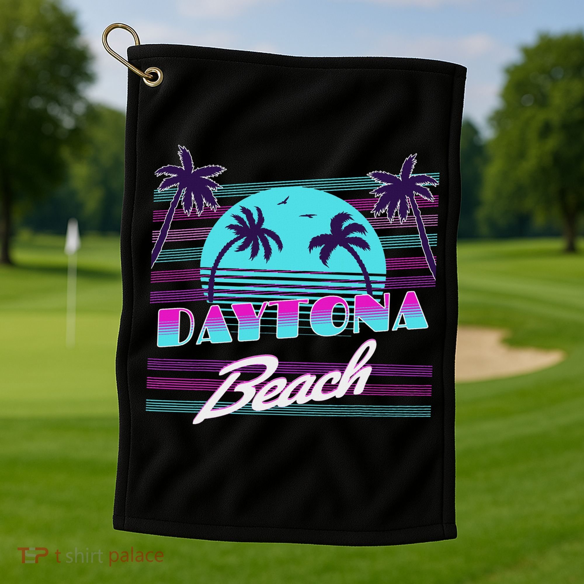 Daytona Beach Golf Towel