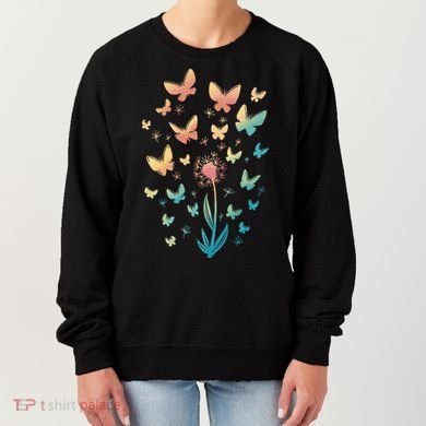 Dandelion Butterfly Women's Sweatshirt