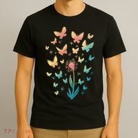 Dandelion Butterfly T-Shirt thumb 3