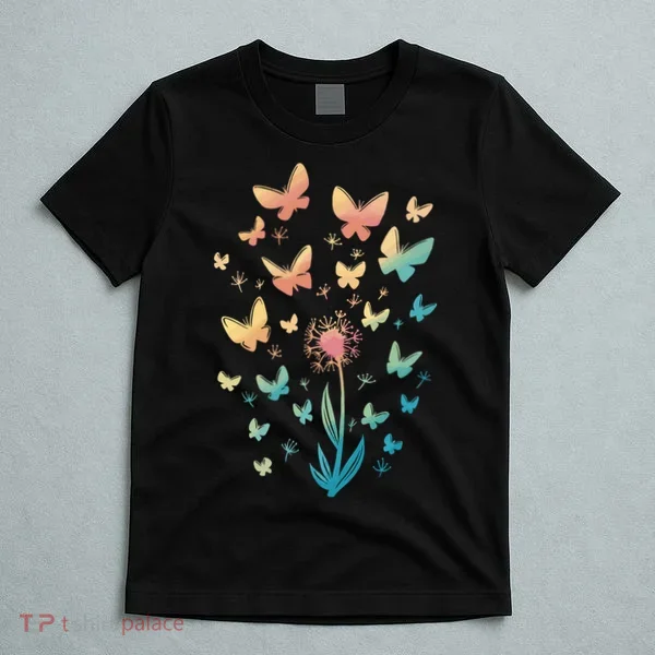 Dandelion Butterfly T-Shirt