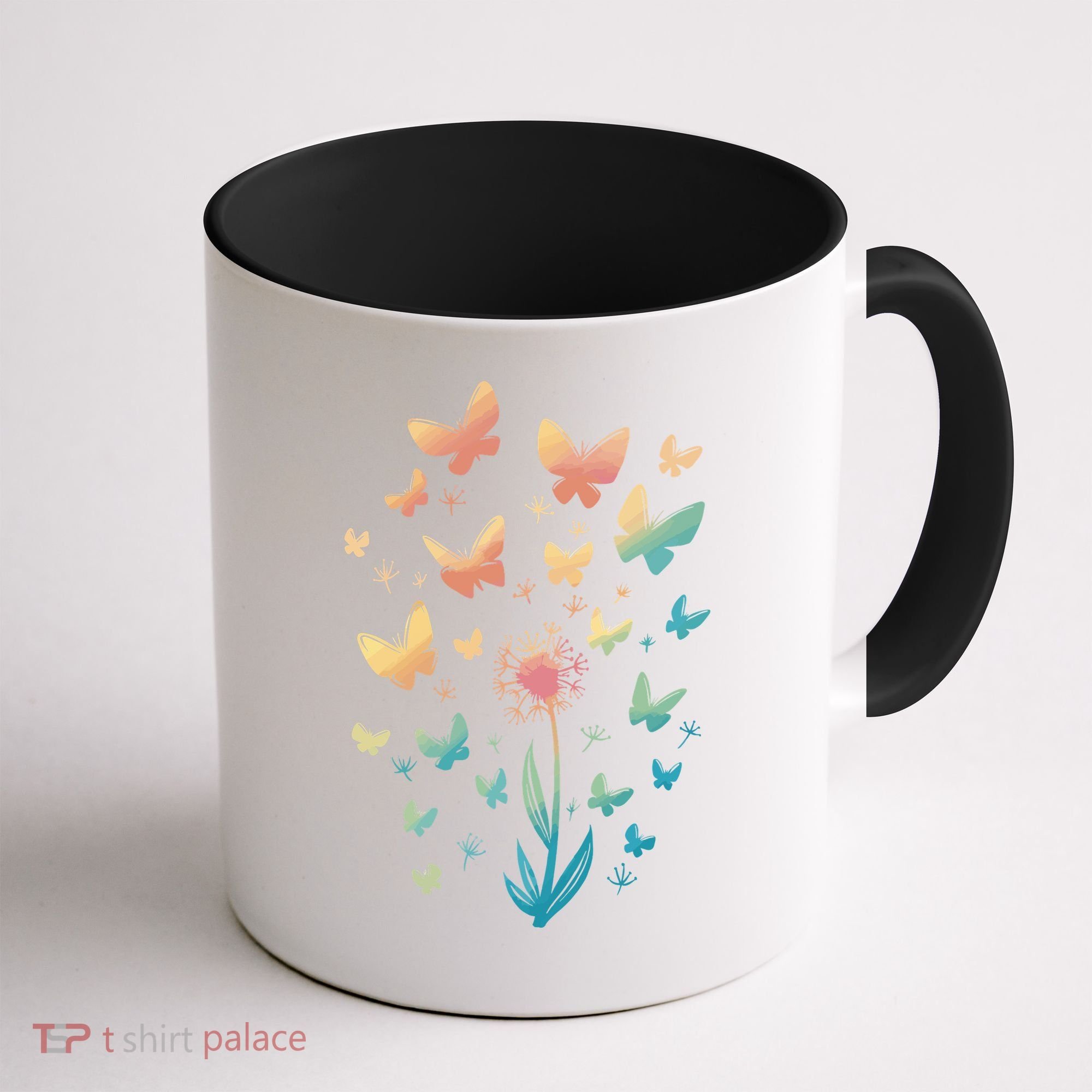 Dandelion Butterfly Coffee Mug