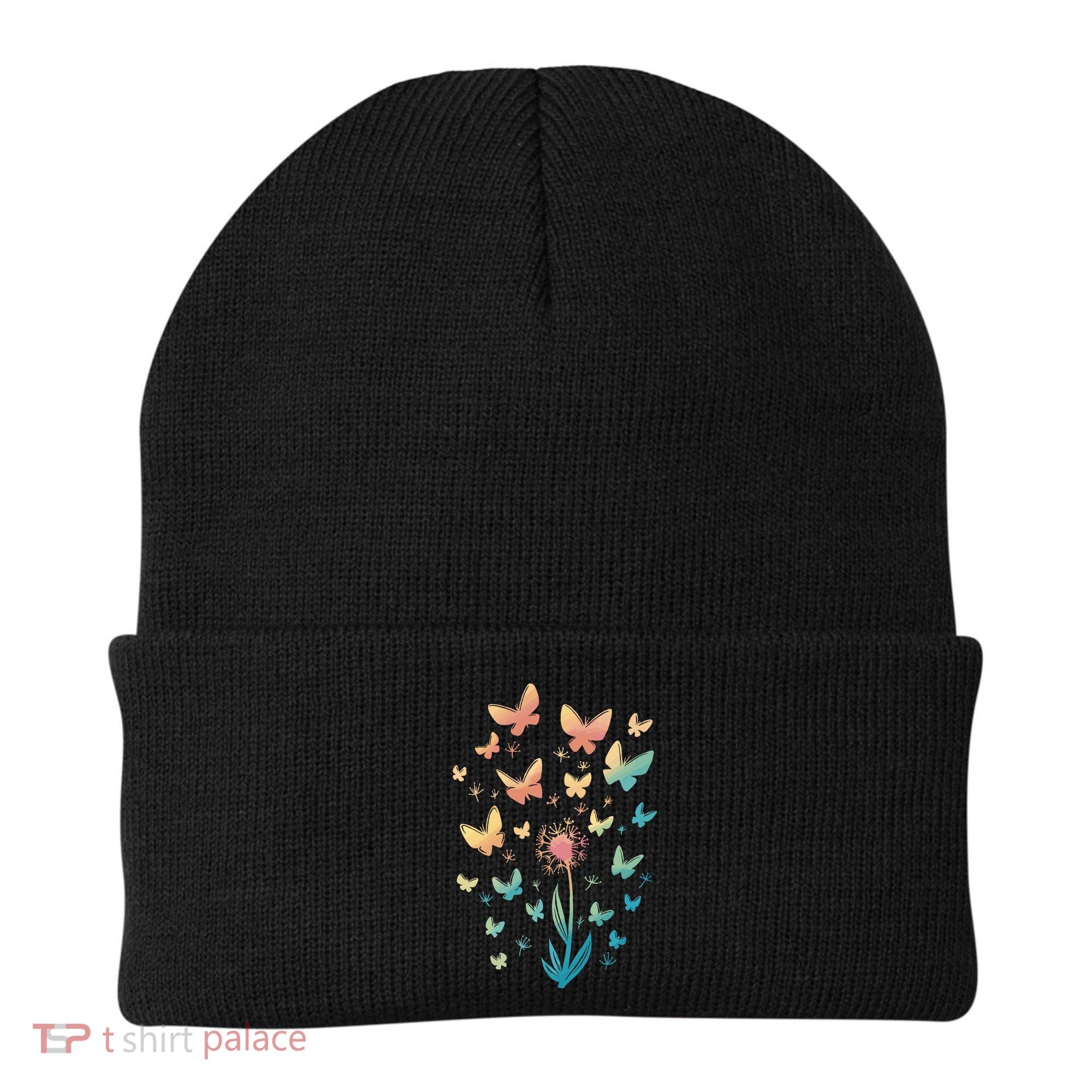 Dandelion Butterfly Beanie