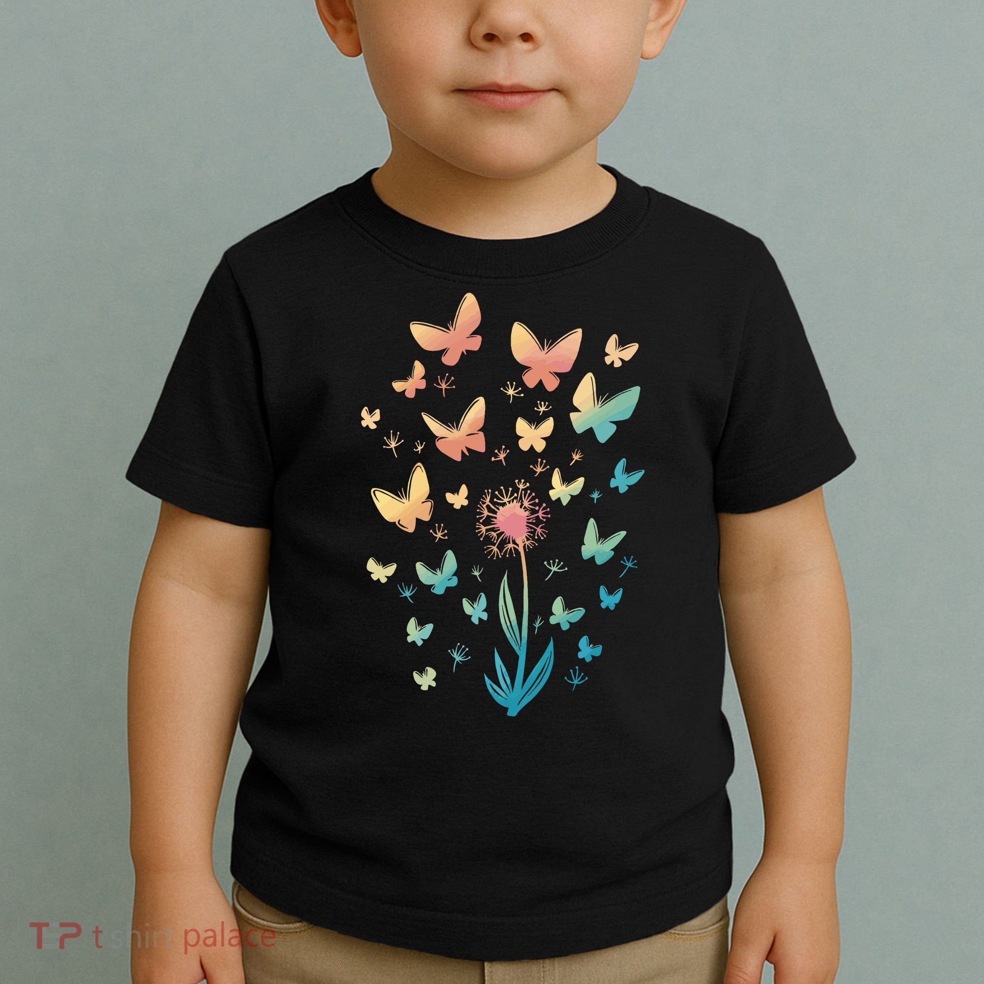 Dandelion Butterfly Toddler T-Shirt