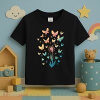 Dandelion Butterfly Toddler T-Shirt thumb 3
