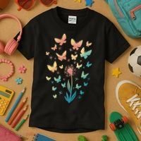 Dandelion Butterfly Kids T-Shirt thumb 3