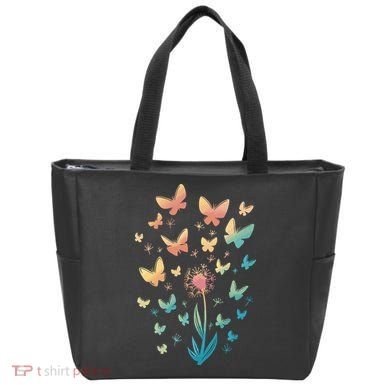 Dandelion Butterfly Tote Bag