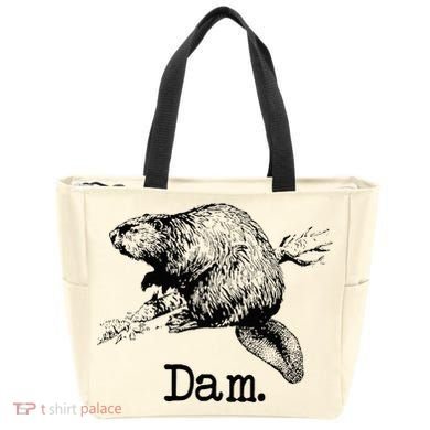Dam Beaver Tote Bag