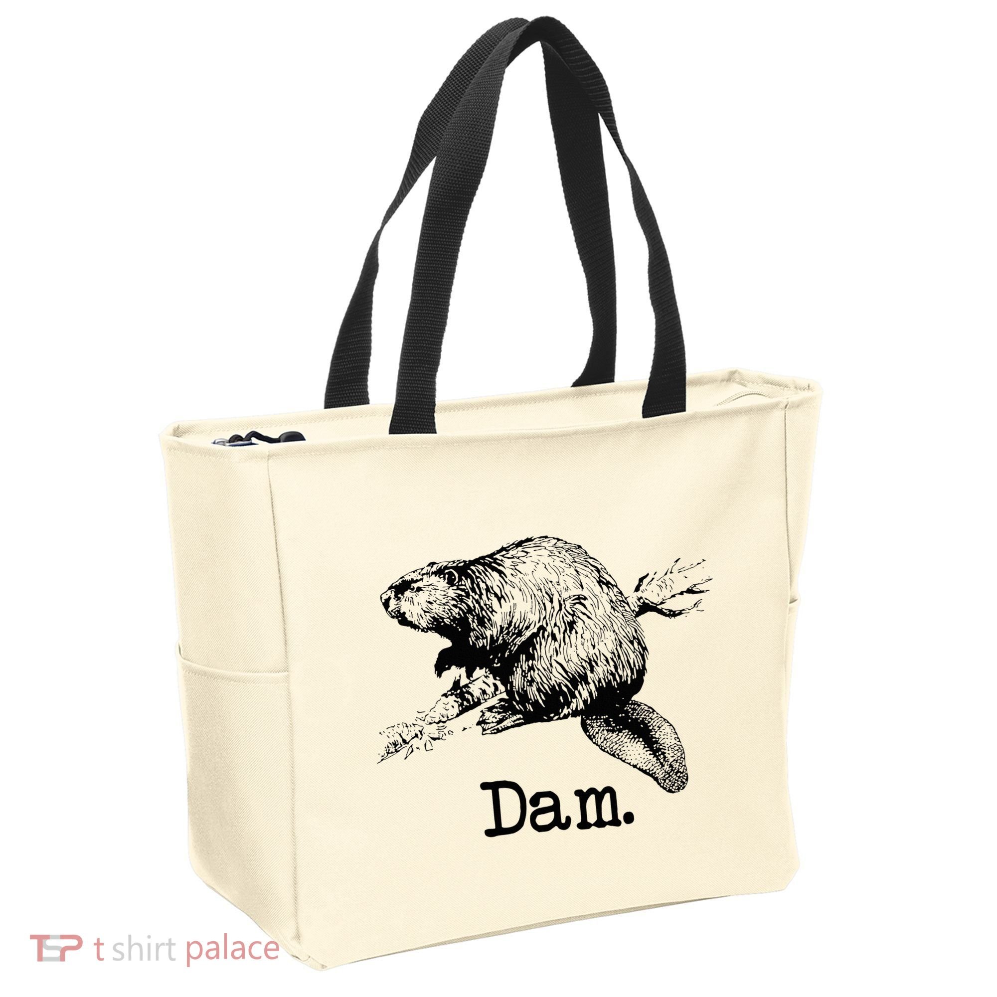 Dam Beaver Tote Bag