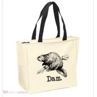 Dam Beaver Tote Bag thumb 2