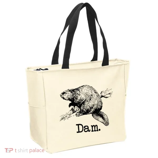 Dam Beaver Tote Bag