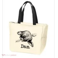 Dam Beaver Tote Bag thumb 3